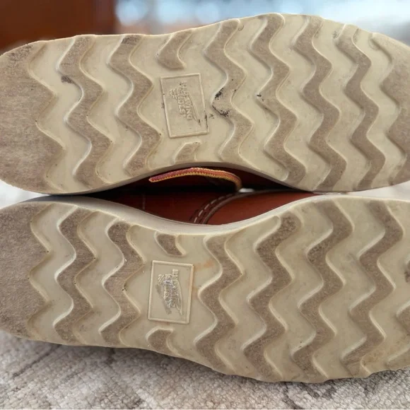 Red Wing Shoes Women’s Moc Boots - Tan Leather - Picture 10 of 12